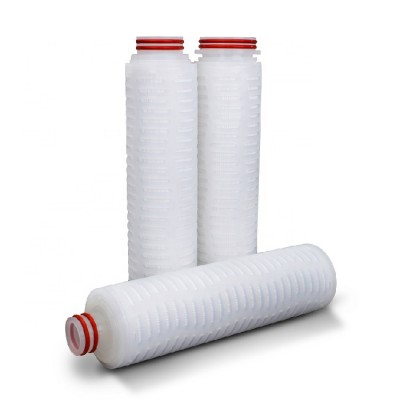 Hydrophobic PTFE Cartridge filter for microbial removal in air and gas applications