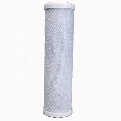 10 inch 0.45 um water treatment pre filtration fluid CTO filter cartridge for swimming pool water filtration