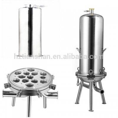 Food Packing fair exhibitor offered stainless steel filter housing for coconut oil filtration